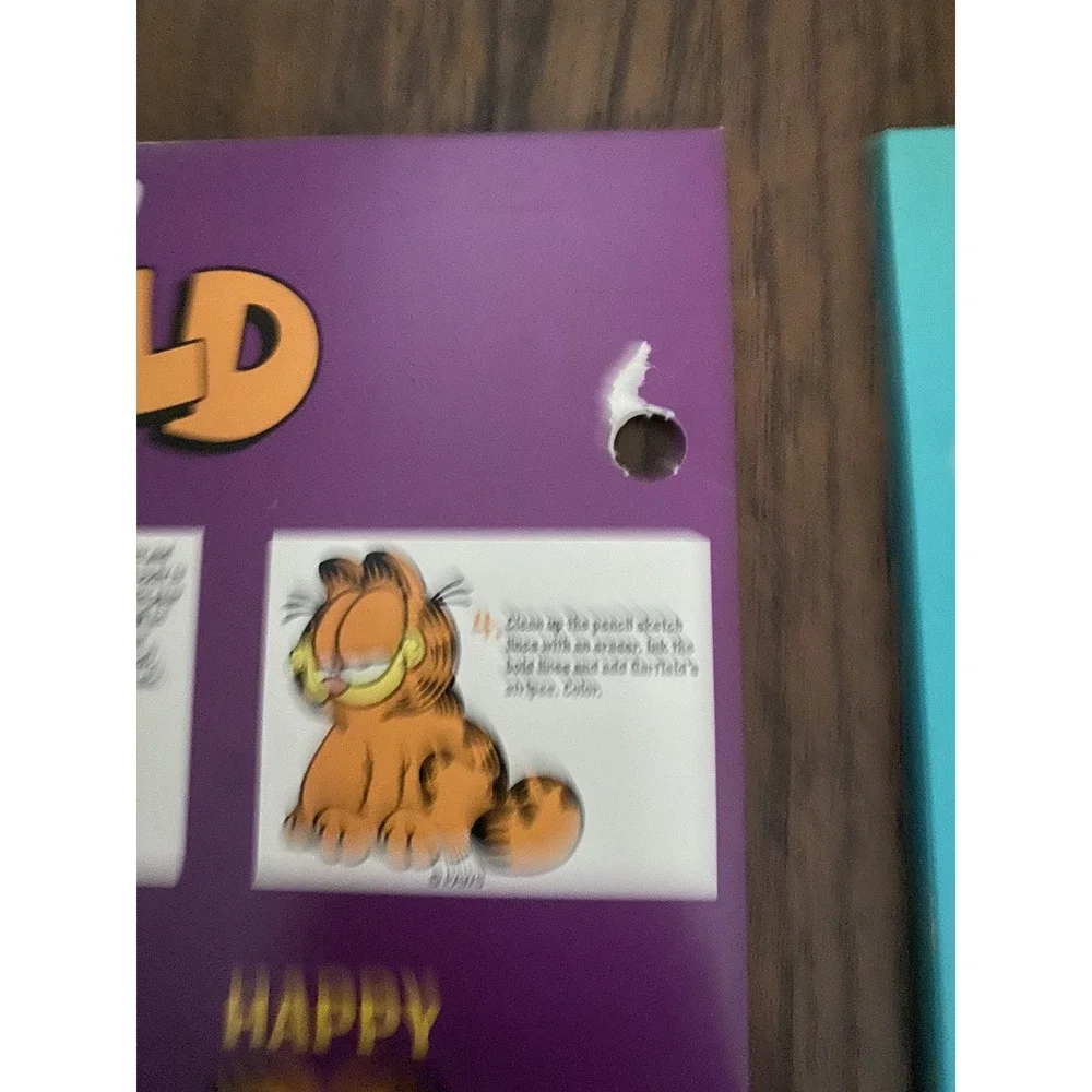 3 Vintage Garfield Pocket Folders Lot 1978 Mead Portfolio Messy Bedroom Lunch